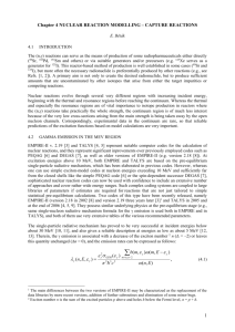 Nuclear Model Calculations --