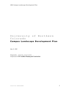 UNC Campus Landscape Design Guidelines