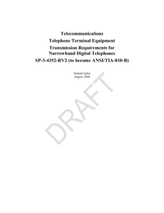 TIA/EIA-810-A - Telecommunications Industry Association