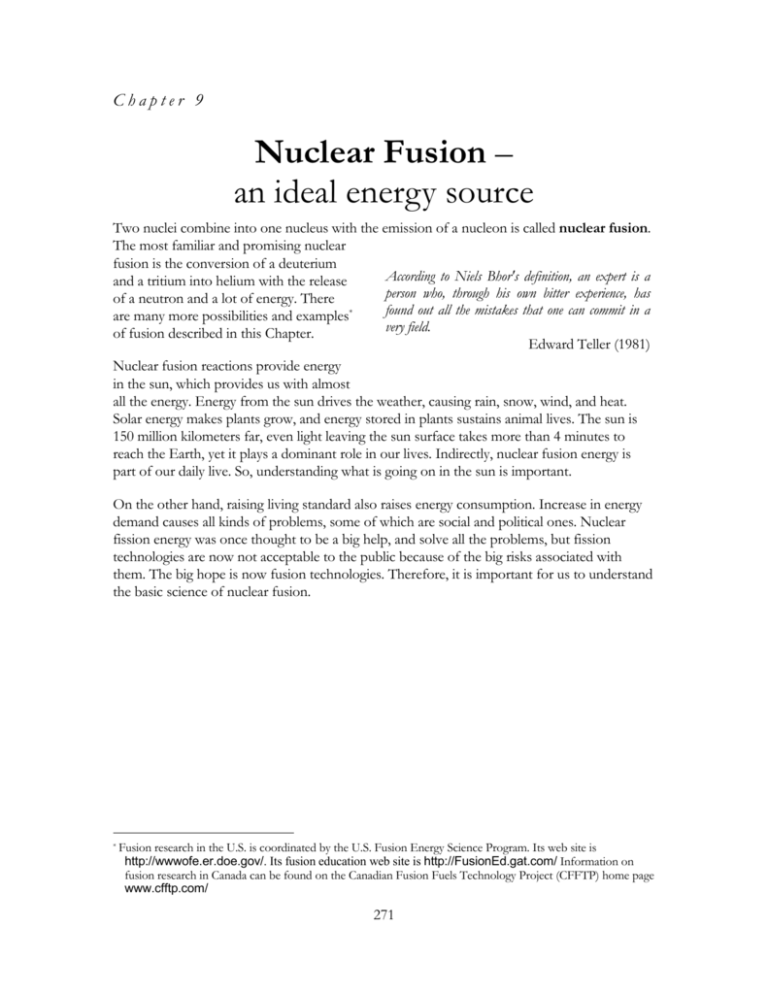 nuclear fusion energy essay