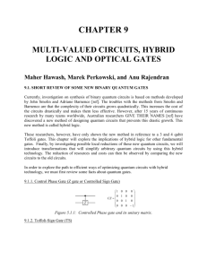 CHAPTER 9 MULTI-VALUED CIRCUITS, HYBRID LOGIC AND