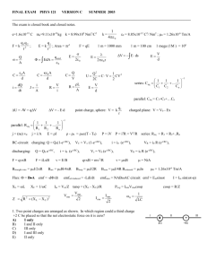 Phys 121 Lec Problem 2 Jan