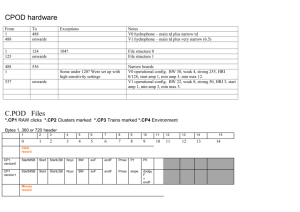 C_POD file structure