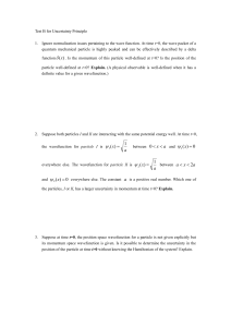 Test B for Uncertainty I+II