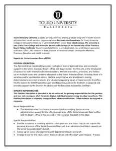 Touro University - California - Human Resources