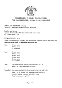 Multiplication Policy Sept 2014