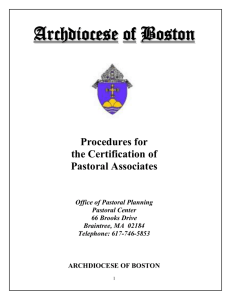Proceedures Certification of Pastoral Associates 2013 for Word 97-03.