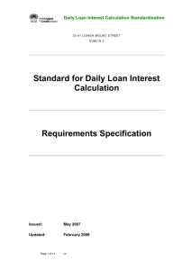 Daily Loan Interest Calculation - The Irish League of Credit Unions