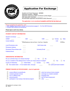 Application Form - Westfield State University