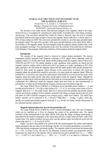 RADIAL ELECTRIC FIELD AND TRANSPORT NEAR THE