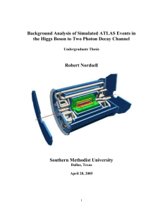 Background Analysis of Simulated ATLAS Events in