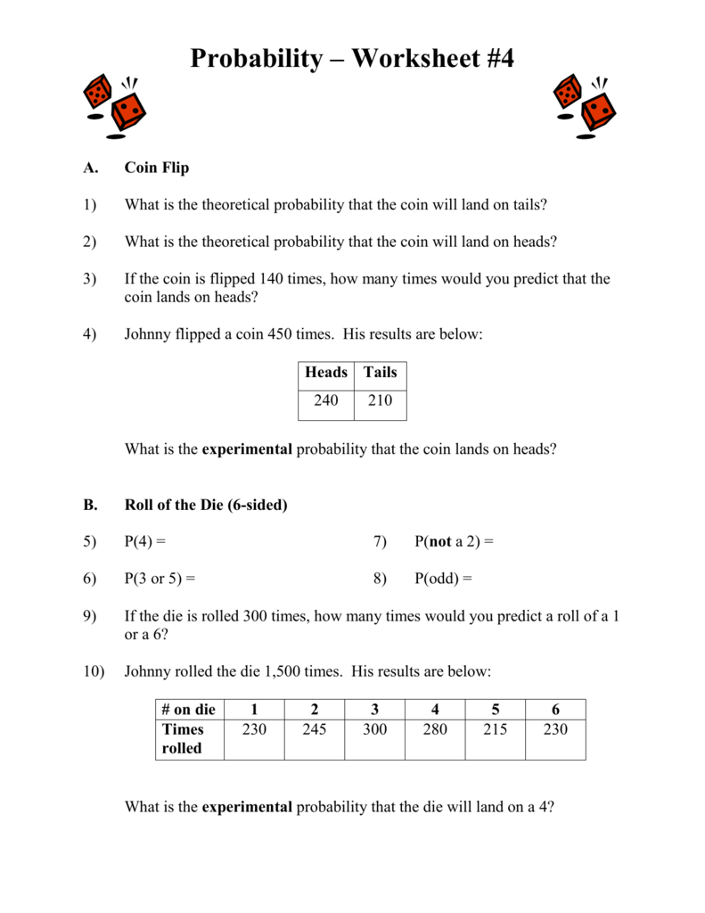 Worksheet 4