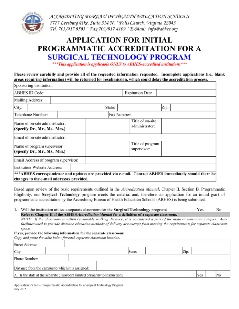 Application For Accreditation 3963