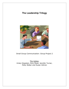The Leadership Trilogy - University of Wisconsin