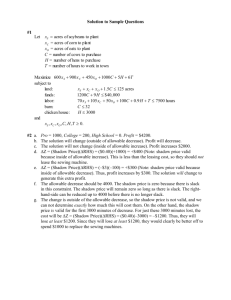 Solution to Sample Questions for Midterm Exam #1