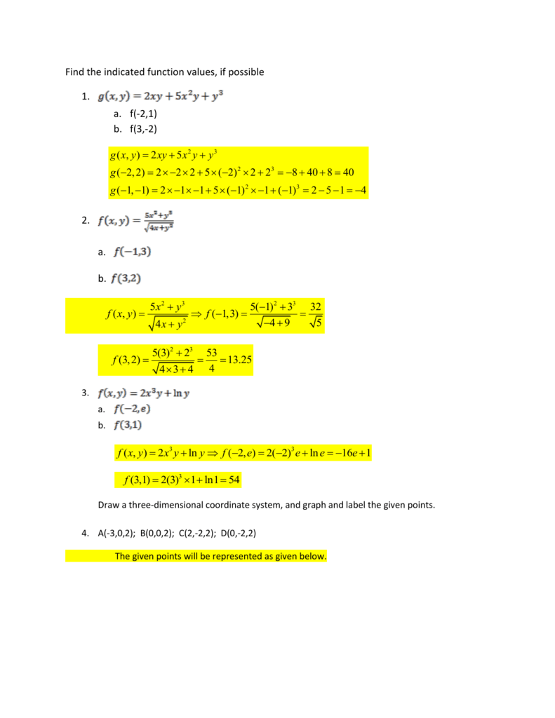 Find The Indicated Function Values If Possible F 2 1 F 3