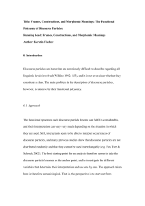 The Functional Polysemy of DP