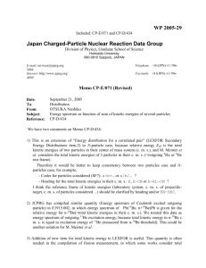 Japan Charged-Particle Nuclear Reaction Data Group