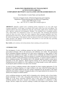 RADIATION PROPERTIES OF TWO