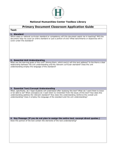 Primary Document Classroom Application Guide