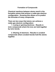 Forming Compounds document