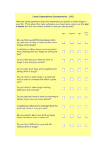 Leeds Dependence Questionnaire - LDQ