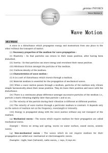 Wave-Motion-Theory - PRADEEP KSHETRAPAL PHYSICS