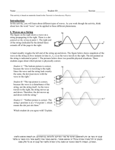 Sound Waves - אתר מורי הפיזיקה