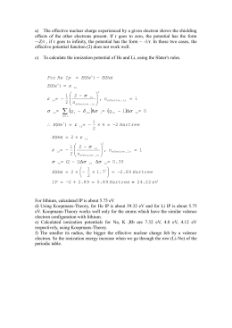 ionization energy worksheet