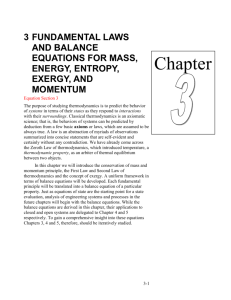 3.6 Entropy Balance Equation - TEST