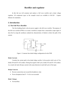Section 2. The Full Wave Rectifier