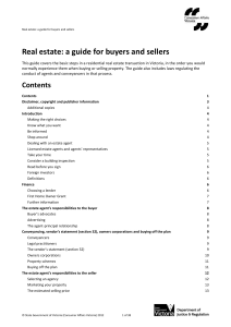 Real estate: a guide for buyers and sellers