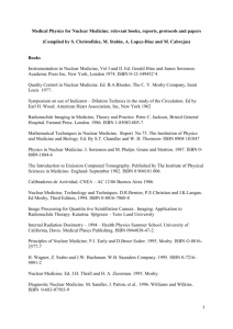 Nuclear medicine bibliography - International Organization for