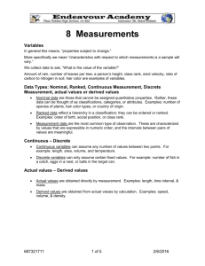 8 Measurements