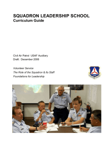 Squadron Leadership School - CAP Members