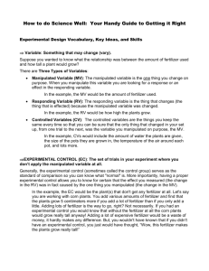 How to design an experiment How To Do Science Well