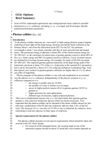 Full summary document - International Linear Collider