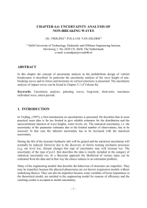 MODELLING OF WAVE FORCES IN CASE STUDIES AND CODE