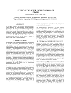 Steganalysis of LSB Encoding in Color Images