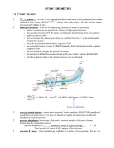 Exercise 3.4 Determining Moles of Atoms