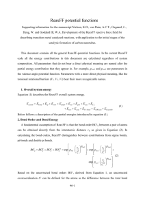 supplementary material (force field equations)