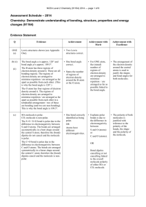 NCEA Level 2 Chemistry (91164) 2014 Assessment Schedule