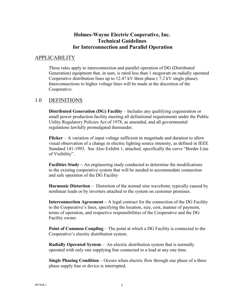Strawman Technical Requirements For Dg Holmes