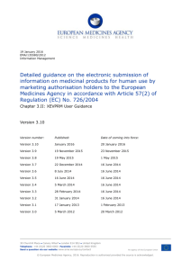 Detailed guidance on the electronic submission of information