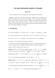 On edge domination numbers of graphs