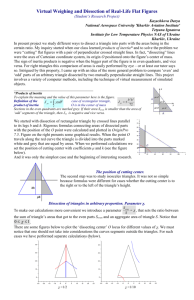 Virtual Weighing and Dissection of Real