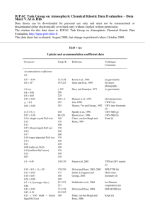 Data Sheet V.A1.6. HI6 - IUPAC Task Group on Atmospheric