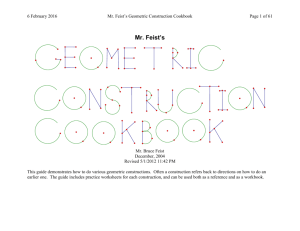Construction Cookbook