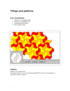 Tilings and patterns