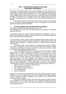 Radiation protection in Nuclear Medicine